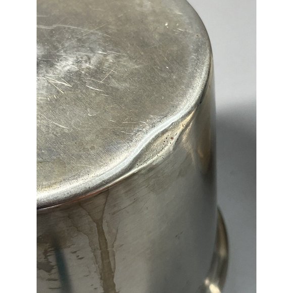 Vintage WW2 Polar Ware MD USN Stainless Steel 7" Medical Canister w/ Lid - Picture 10 of 10